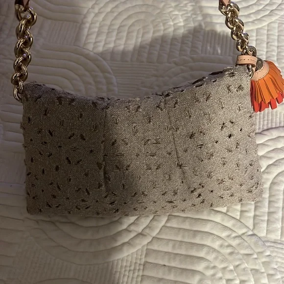 HENRI BENDELTAN CANVAS PINK HANDBAG… Pre-Own see picture for details of bag .